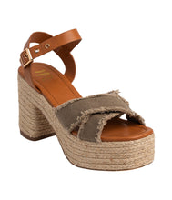 Load image into Gallery viewer, Nana Platform Sandals in Khaki