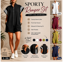 Load image into Gallery viewer, PREORDER: Sporty Romper Set 6.8.26 osym