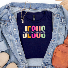 Load image into Gallery viewer, Way, Truth & Light in Navy Graphic Tee and Sweatshirt