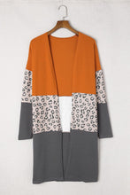 Load image into Gallery viewer, Color Block Long Sleeve Cardigan