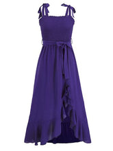 Load image into Gallery viewer, Ruffled Smocked Tied Cami Dress