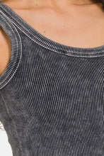Load image into Gallery viewer, Zenana Washed Scoop Neck Wide Strap Tank
