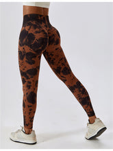 Load image into Gallery viewer, Tie Dye Wide Waistband Active Leggings
