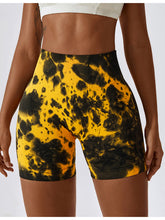 Load image into Gallery viewer, Tie Dye Wide Waistband Sports Shorts