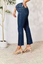 Load image into Gallery viewer, BAYEAS Full Size Raw Hem Straight Jeans