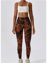 Load image into Gallery viewer, Tie Dye Wide Waistband Active Leggings