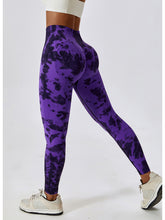 Load image into Gallery viewer, Tie Dye Wide Waistband Active Leggings