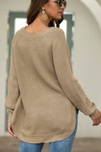 Load image into Gallery viewer, Round Neck Ribbed Knit Top