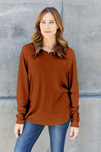 Load image into Gallery viewer, Double Take Full Size Round Neck Long Sleeve T-Shirt
