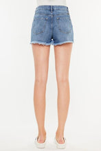 Load image into Gallery viewer, Kancan Distressed Raw Hem High Waist Denim Shorts