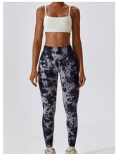 Load image into Gallery viewer, Tie Dye Wide Waistband Active Leggings