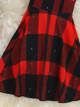 Load image into Gallery viewer, Graphic Top and Plaid Flare Pants Set