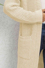 Load image into Gallery viewer, Open Front Cardigan with Pockets