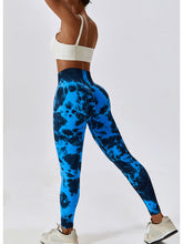 Load image into Gallery viewer, Tie Dye Wide Waistband Active Leggings