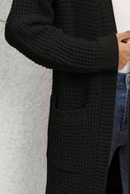Load image into Gallery viewer, Open Front Cardigan with Pockets