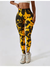 Load image into Gallery viewer, Tie Dye Wide Waistband Active Leggings