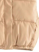 Load image into Gallery viewer, PU Leather Zip Up Drawstring Vest