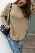 Load image into Gallery viewer, Round Neck Ribbed Knit Top