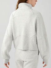 Load image into Gallery viewer, Half Zip Pocketed Active Sweatshirt