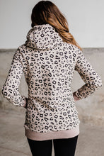 Load image into Gallery viewer, Leopard Print Long Sleeve Hoodie