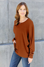 Load image into Gallery viewer, Double Take Full Size Round Neck Long Sleeve T-Shirt