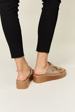 Load image into Gallery viewer, Forever Link Rhinestone Buckled Wedge Sandals