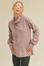 Load image into Gallery viewer, Kimberly C Drawstring Side Zip Sweatshirt