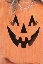 Load image into Gallery viewer, Round Neck Dropped Shoulder Jack-O'-Lantern Graphic Sweatshirt