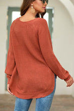 Load image into Gallery viewer, Round Neck Ribbed Knit Top