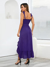Load image into Gallery viewer, Ruffled Smocked Tied Cami Dress