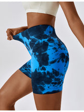 Load image into Gallery viewer, Tie Dye Wide Waistband Sports Shorts