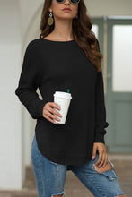 Load image into Gallery viewer, Round Neck Ribbed Knit Top