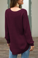 Load image into Gallery viewer, Round Neck Ribbed Knit Top