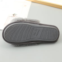 Load image into Gallery viewer, Faux Fur Open Toe Slippers