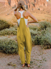 Load image into Gallery viewer, Full Size Sleeveless V-Neck Pocketed Jumpsuit