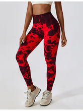 Load image into Gallery viewer, Tie Dye Wide Waistband Active Leggings