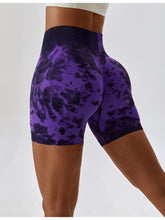 Load image into Gallery viewer, Tie Dye Wide Waistband Sports Shorts