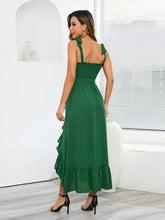 Load image into Gallery viewer, Ruffled Smocked Tied Cami Dress