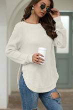 Load image into Gallery viewer, Round Neck Ribbed Knit Top