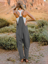 Load image into Gallery viewer, Full Size Sleeveless V-Neck Pocketed Jumpsuit