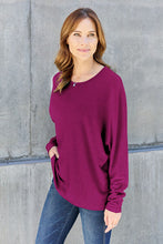 Load image into Gallery viewer, Double Take Full Size Round Neck Long Sleeve T-Shirt