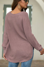 Load image into Gallery viewer, Round Neck Ribbed Knit Top