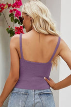 Load image into Gallery viewer, Scoop Neck Spaghetti Strap Knit Vest