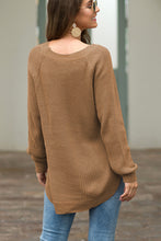 Load image into Gallery viewer, Round Neck Ribbed Knit Top