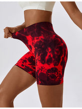 Load image into Gallery viewer, Tie Dye Wide Waistband Sports Shorts