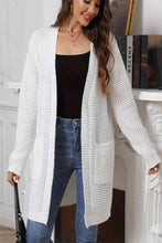 Load image into Gallery viewer, Open Front Cardigan with Pockets