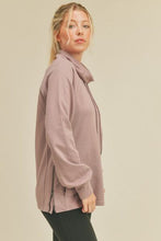 Load image into Gallery viewer, Kimberly C Drawstring Side Zip Sweatshirt