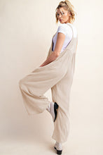 Load image into Gallery viewer, Kori America Sleeveless Ruched Wide Leg Overalls