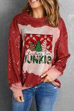 Load image into Gallery viewer, CHRISTMAS TREE JUNKIE Round Neck Long Sleeve Sweatshirt