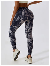 Load image into Gallery viewer, Tie Dye Wide Waistband Active Leggings